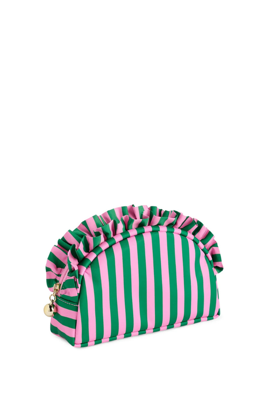 Stripe Ruffle Small Bag