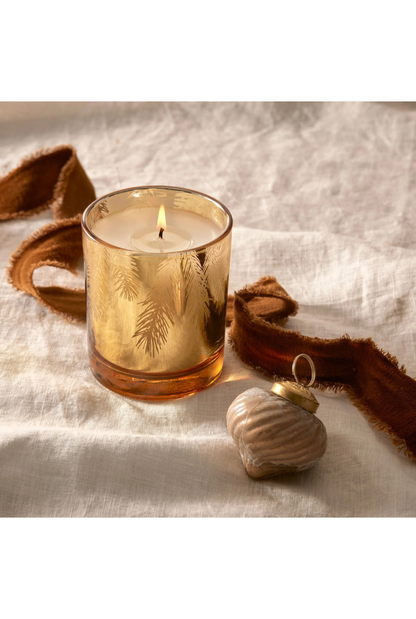 Frasier Fir Glided Gold Candle