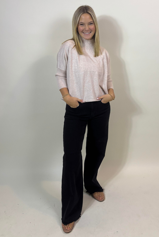Bella Black Wide Leg