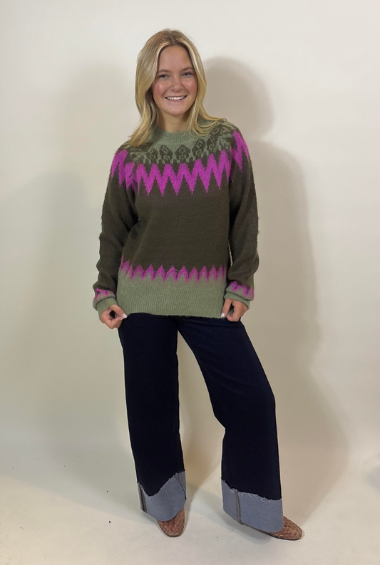 Geometric Sweater