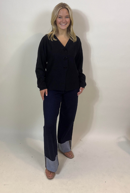 Blake Button Sweater