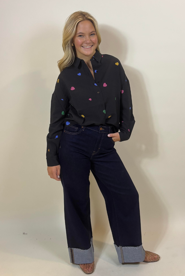 Heart Polka Top