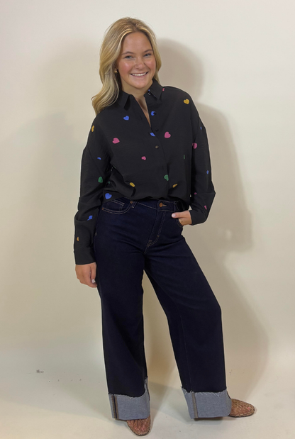 Heart Polka Top