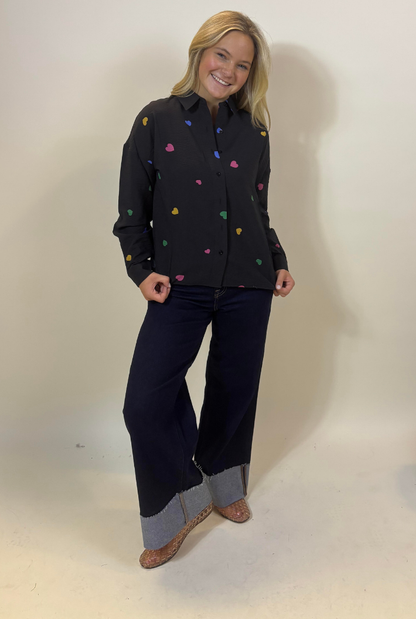 Heart Polka Top