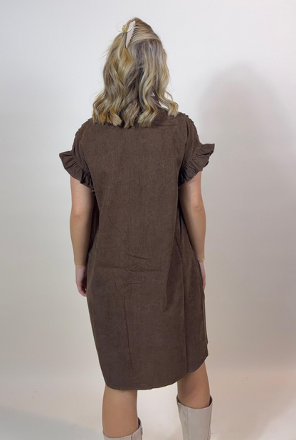 Chloe Corduroy Dress
