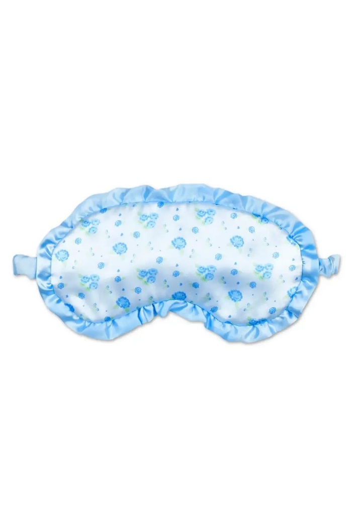 Blue Ditsy Eye Mask