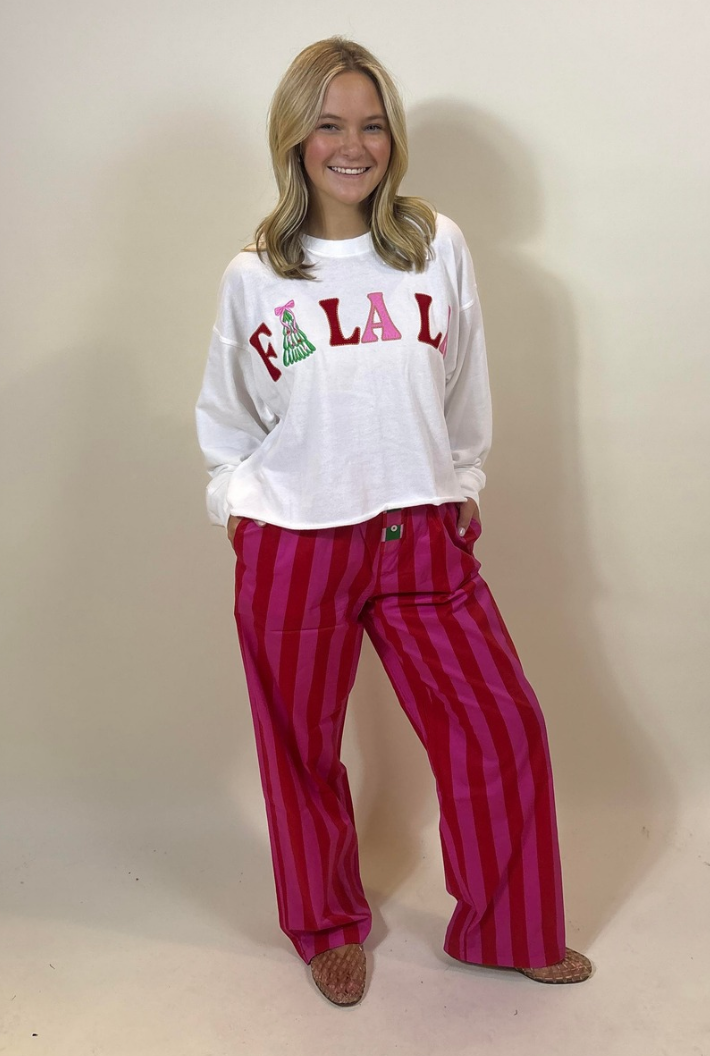 Festive Stripe Boxer Pant