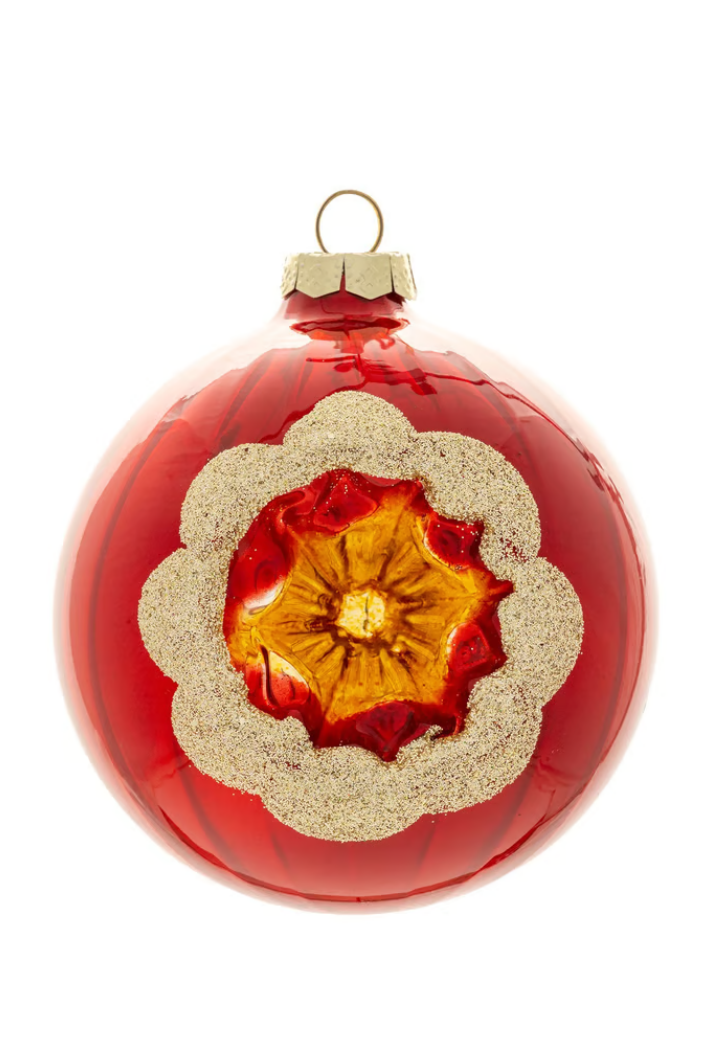 Red Glass Ornament