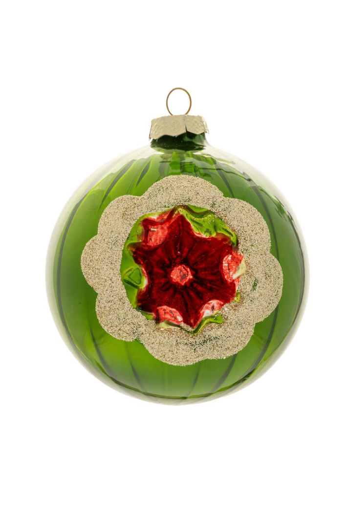 Green Glass Ornament