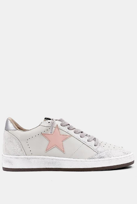 Paz Sneaker, Silver Snake