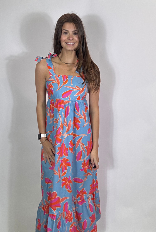 Hawaiian Flower Maxi