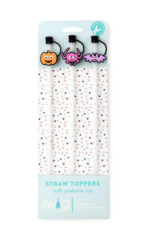 Sweet and Spooky Straw Toppers
