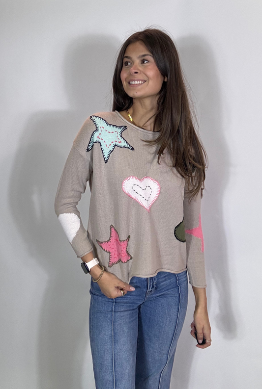 To The Moon Sweater