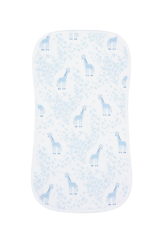 Giraffe Print Burp Cloth
