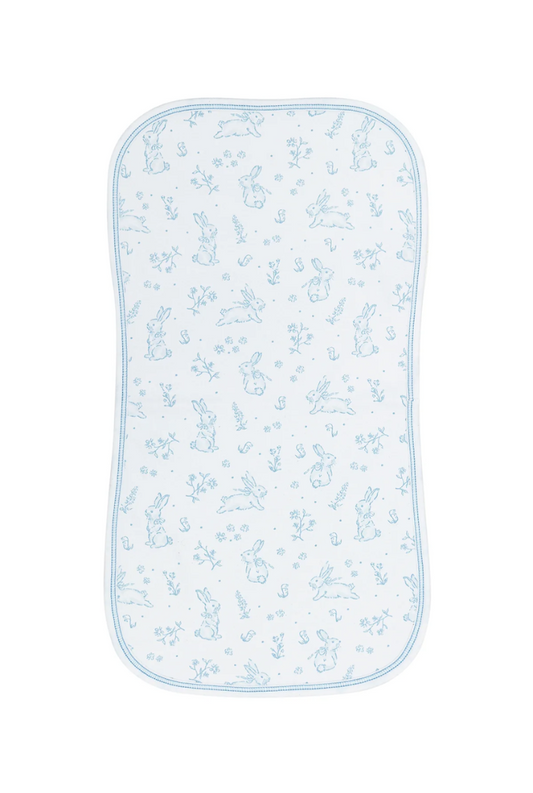 Bunny Toile Burp Cloth