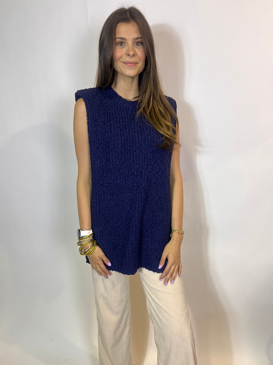 Overlay Boucle Vest