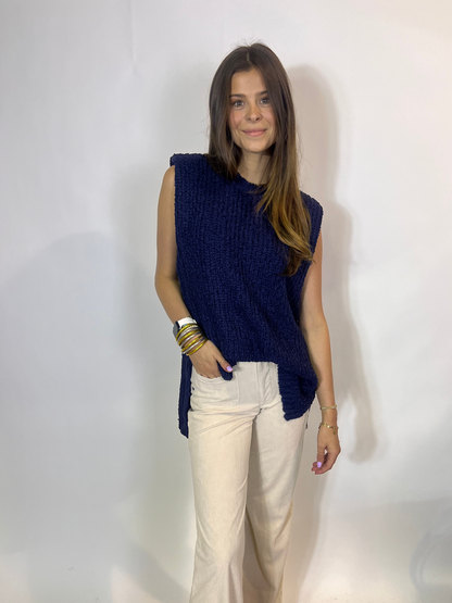 Overlay Boucle Vest
