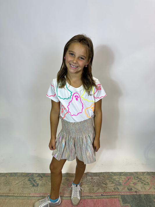 Ivory Rainbow Swing Short
