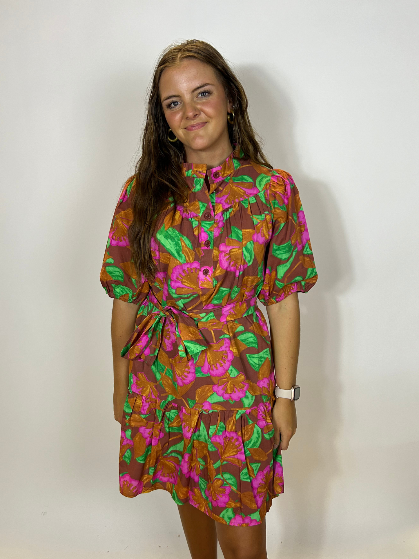 Rustic Floral Dress
