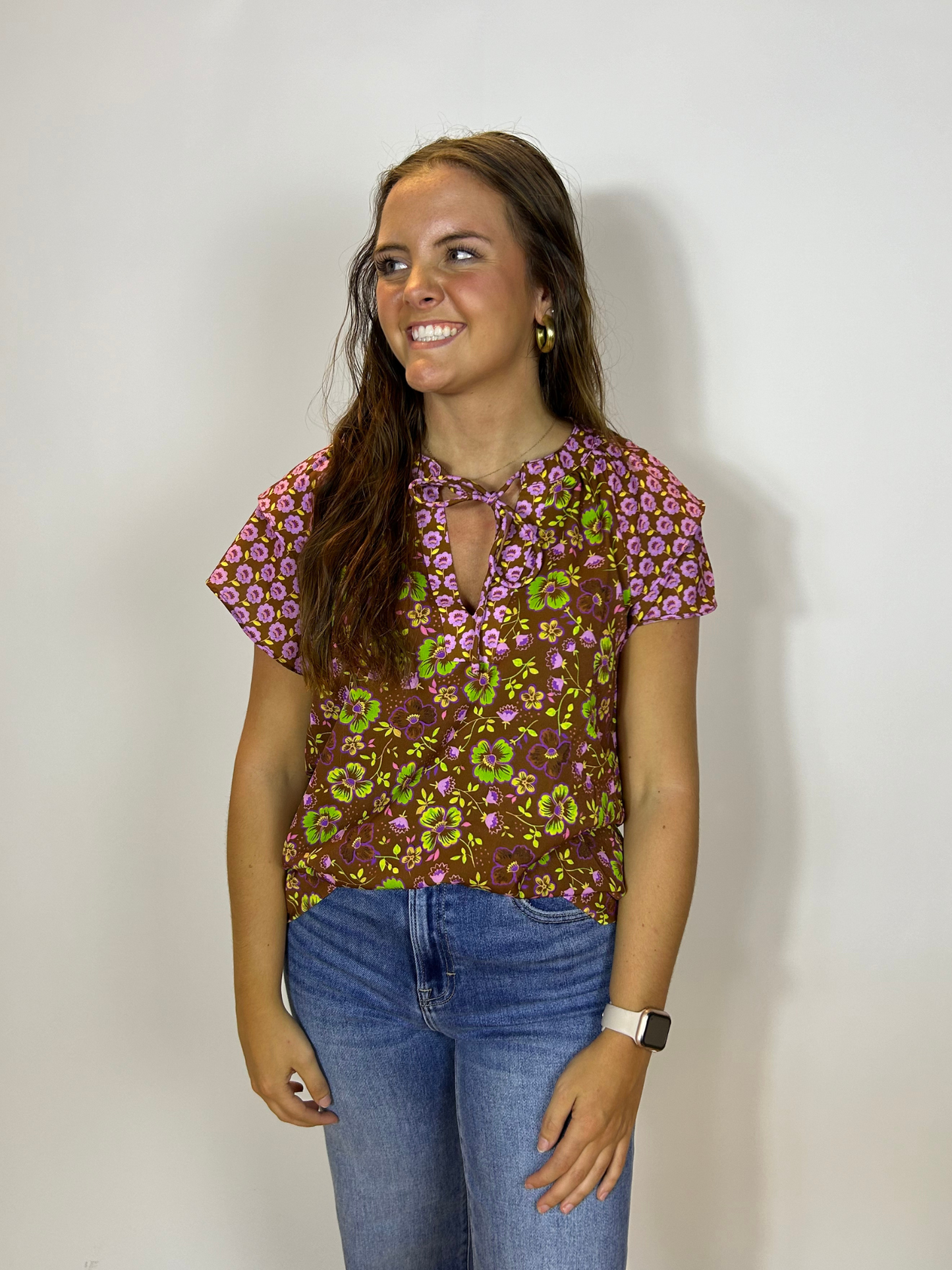Betty Brown Top