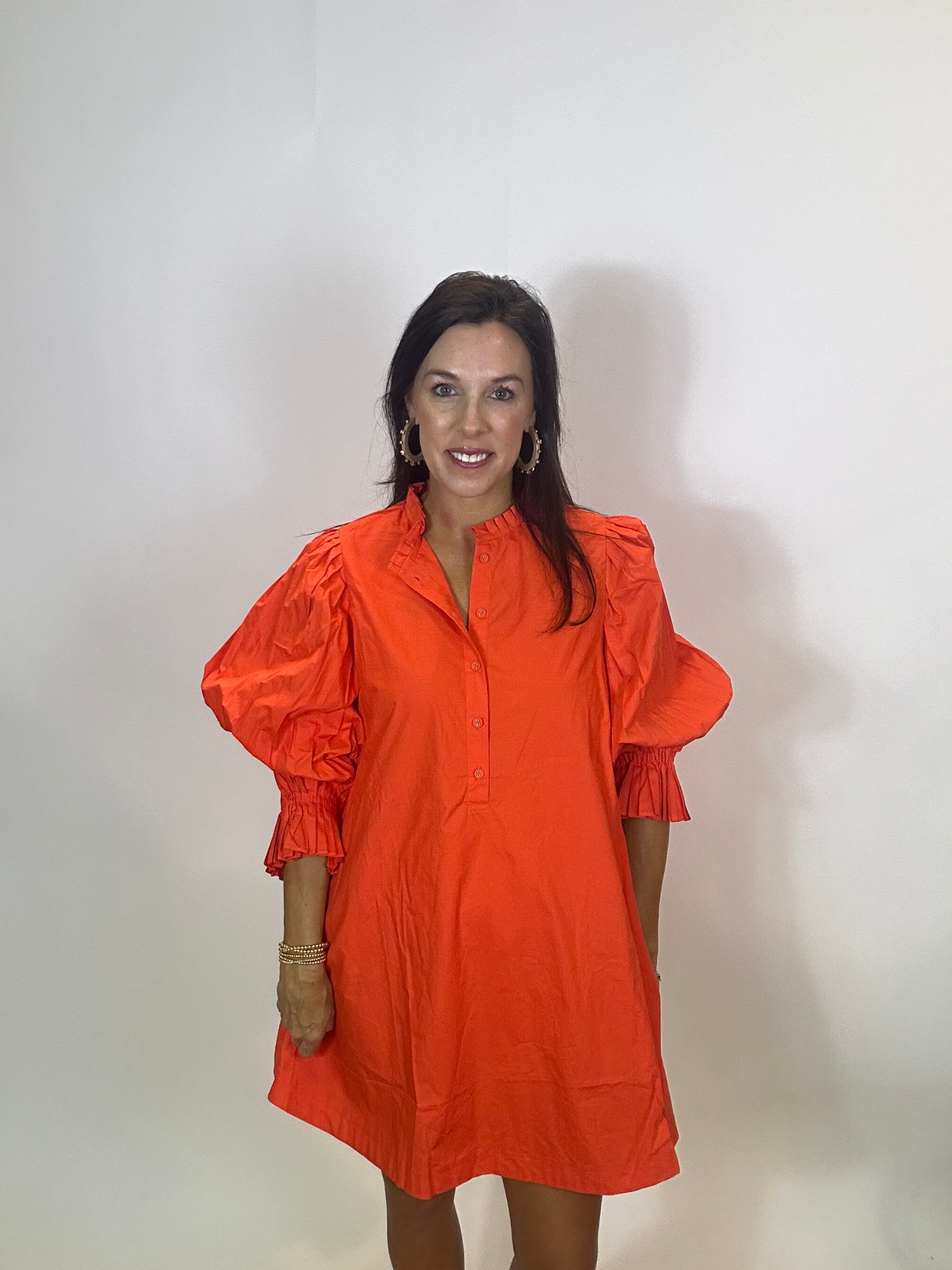 Park Mini Dress- Orange