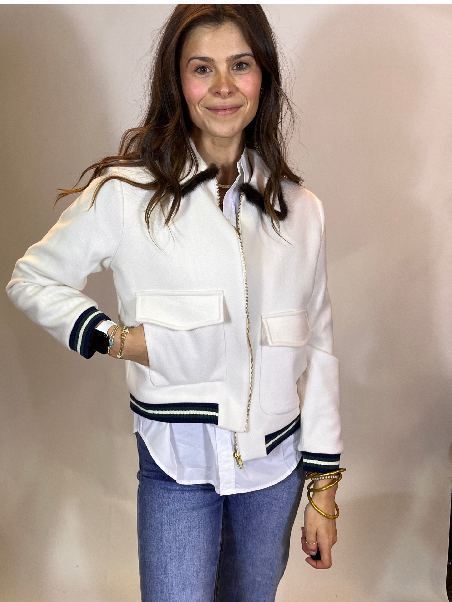 White Fur Jacket