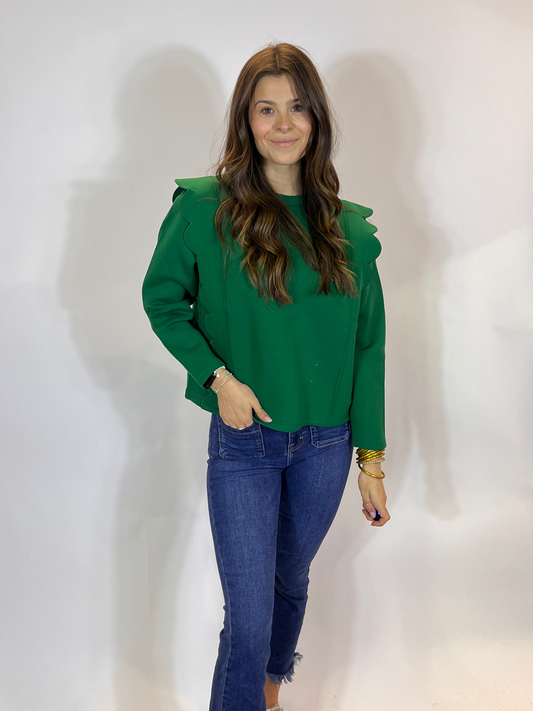 Scallop Sweatshirt