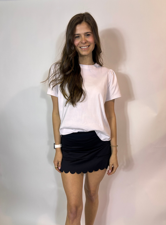 Scalloped Skort