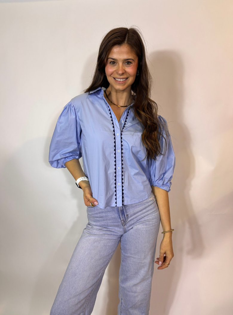 Ric Rac Trim Top