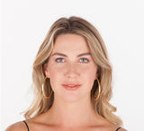 Sheila Fajl Everybody's Favorite Hoops in Brushed Gold