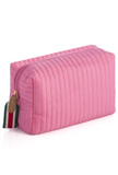 Ezra Large Cosmetic Pouch in  Pink