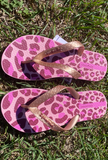 Kids Flip Flop , Leopard