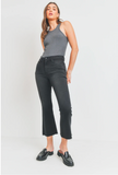 HR Tonal Crop Washed Black